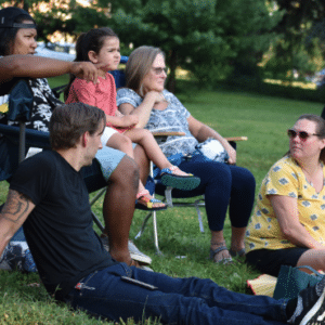 community 2 Perkins community members enjoying events